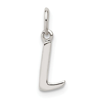 Sterling Silver Chain Slide Initial L Pendant at $ 2.81 only from Jewelryshopping.com