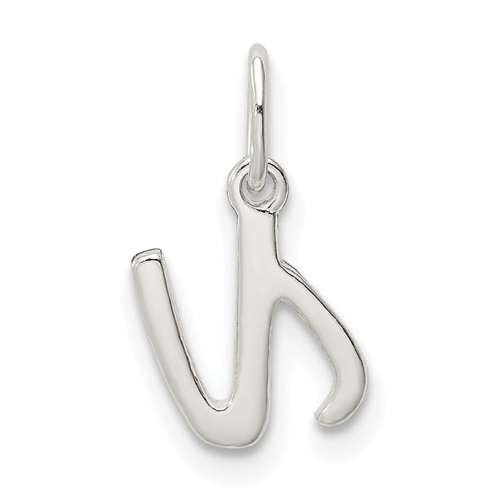 Sterling Silver Chain Slide Initial N Pendant