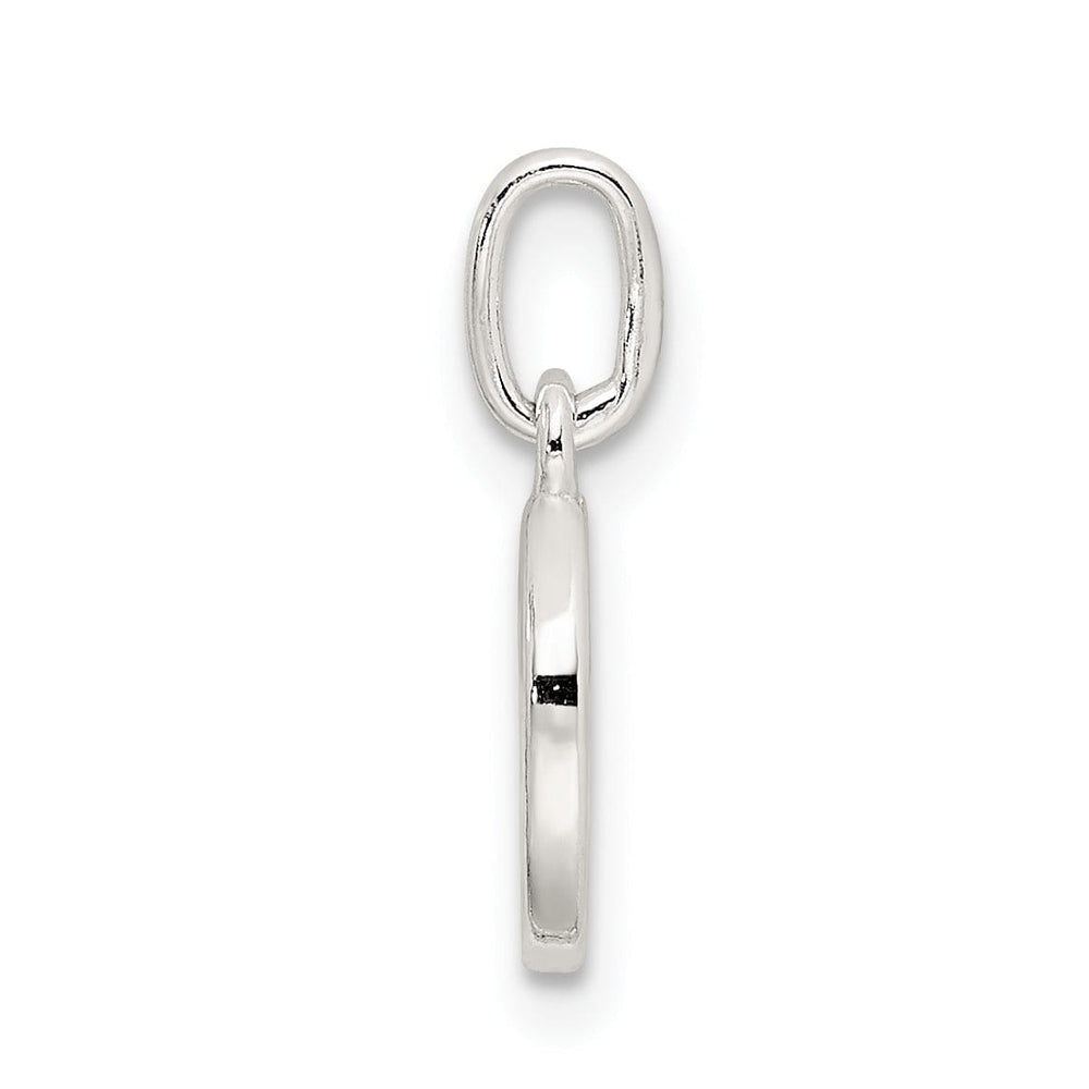 Sterling Silver Chain Slide Initial O Pendant