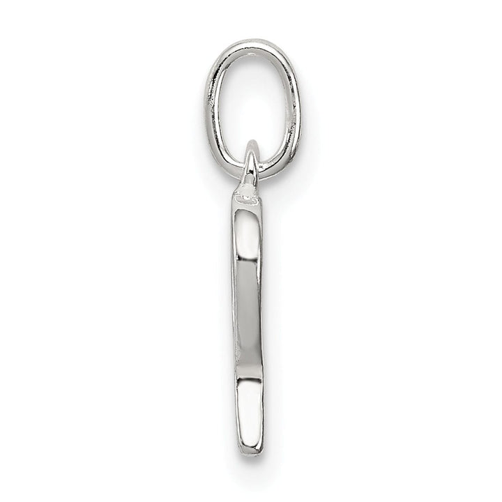 Sterling Silver Chain Slide Initial P Pendant