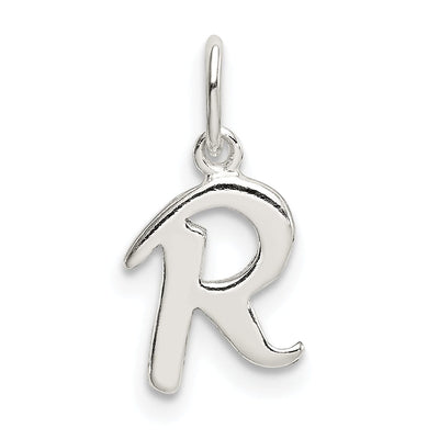 Sterling Silver Chain Slide Initial R Pendant at $ 3.21 only from Jewelryshopping.com