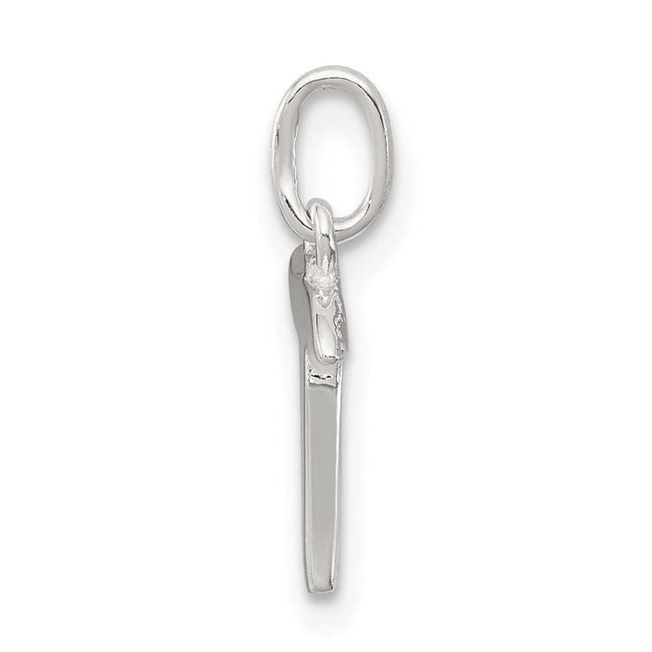 Sterling Silver Chain Slide Initial T Pendant