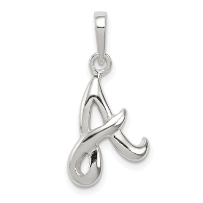 Sterling Silver Polished Initial A Pendant at $ 10.04 only from Jewelryshopping.com