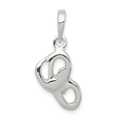 Sterling Silver Polished Initial C Pendant at $ 11.3 only from Jewelryshopping.com