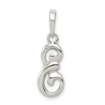 Sterling Silver Polished Initial E Pendant at $ 8.42 only from Jewelryshopping.com