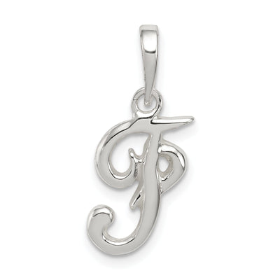 Sterling Silver Polished Initial F Pendant at $ 9.11 only from Jewelryshopping.com