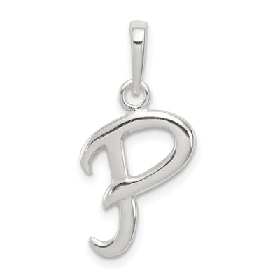 Sterling Silver Polished Initial P Pendant at $ 8.8 only from Jewelryshopping.com