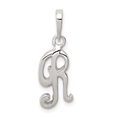 Sterling Silver Polished Initial R Pendant at $ 11 only from Jewelryshopping.com
