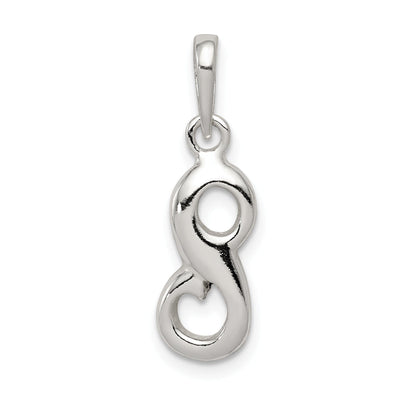 Sterling Silver Polished Initial S Pendant at $ 10.42 only from Jewelryshopping.com