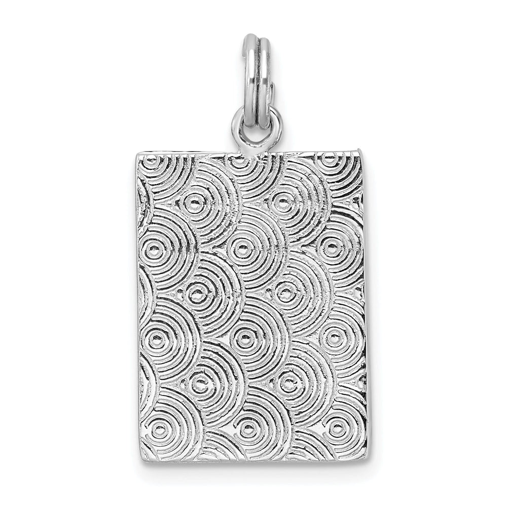 Sterling Silver Polished Picture Frame Charm