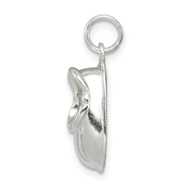 Sterling Silver Polished Finish Shoe Charm