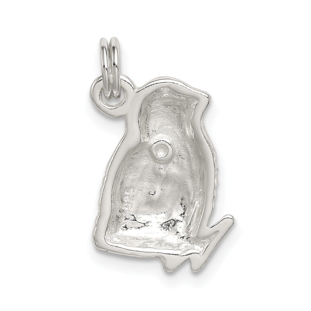 Silver Preciosa Crystal Yellow Baby Chick Charm