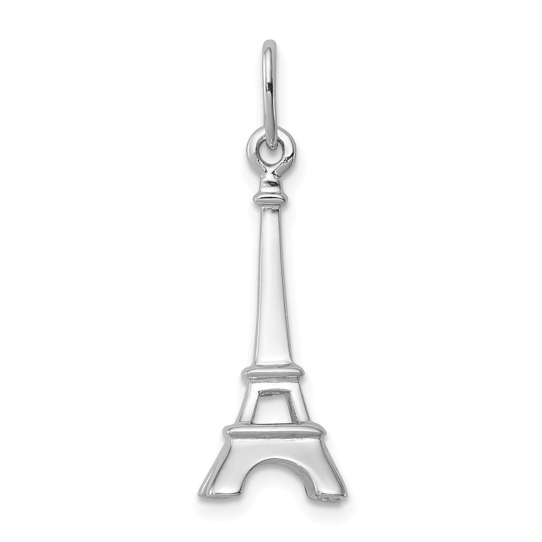 Silver Polished Finish Eiffel Tower Charm