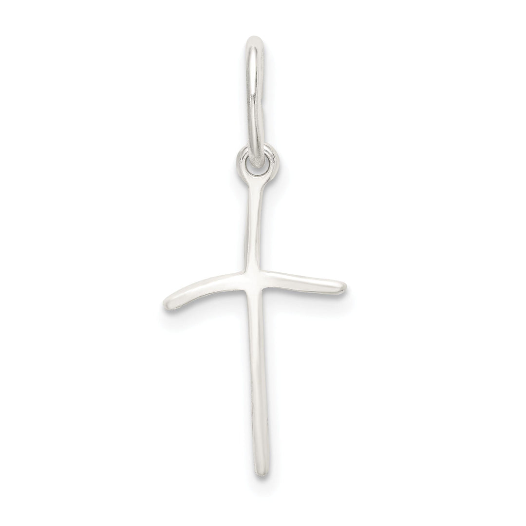 Sterling Silver Polished Latin Cross Pendant