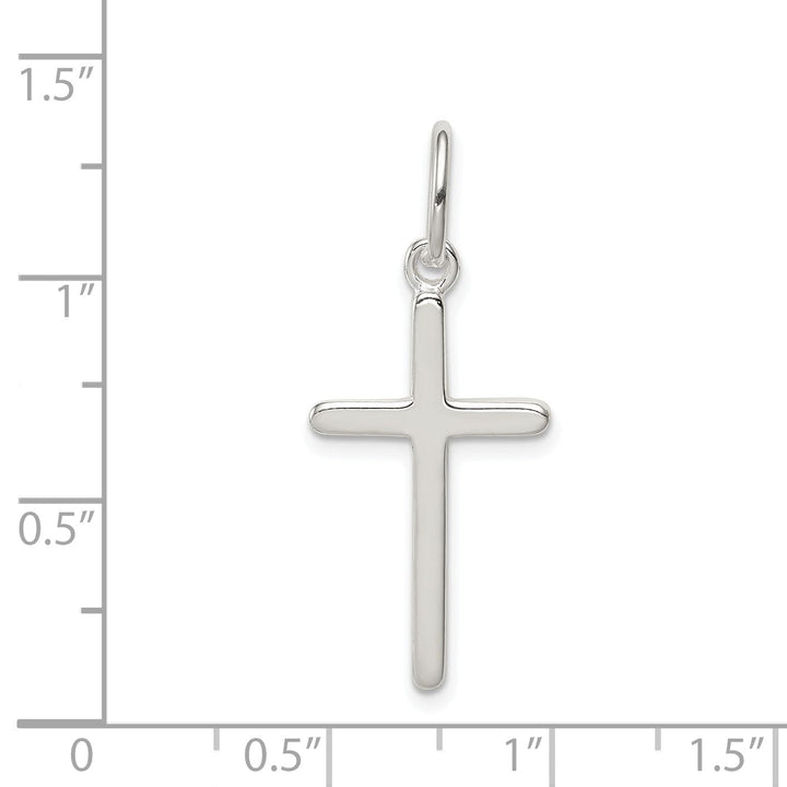 Solid Sterling Silver Latin Cross Pendant