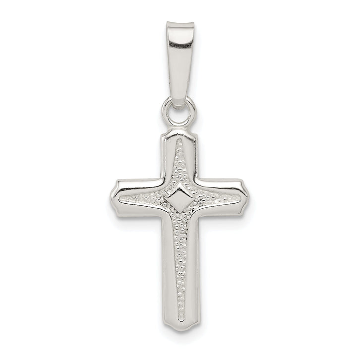 Sterling Silver Polished Latin Cross Pendant