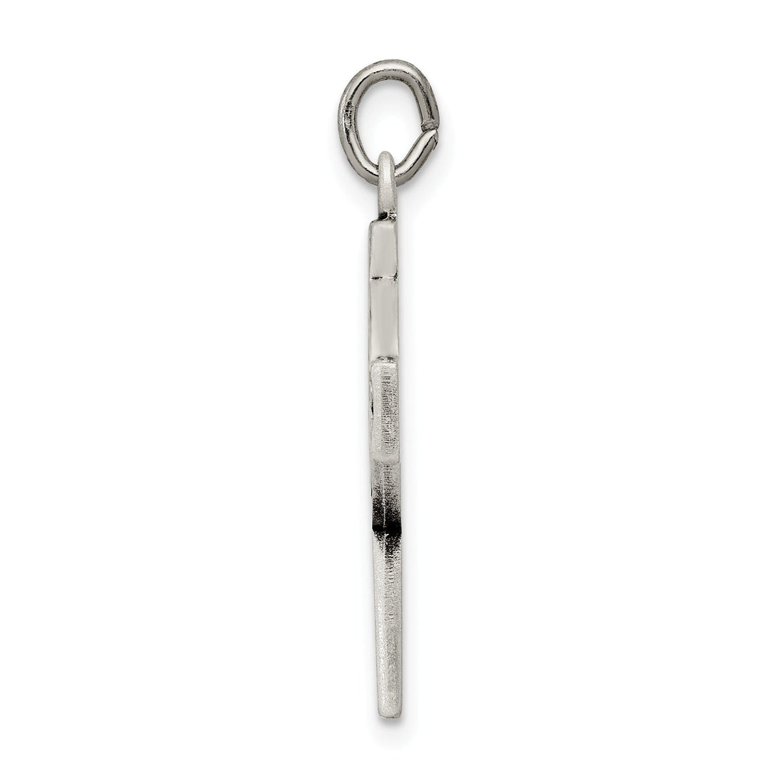 Silver Antiqued Satin Celtic Cross Pendant