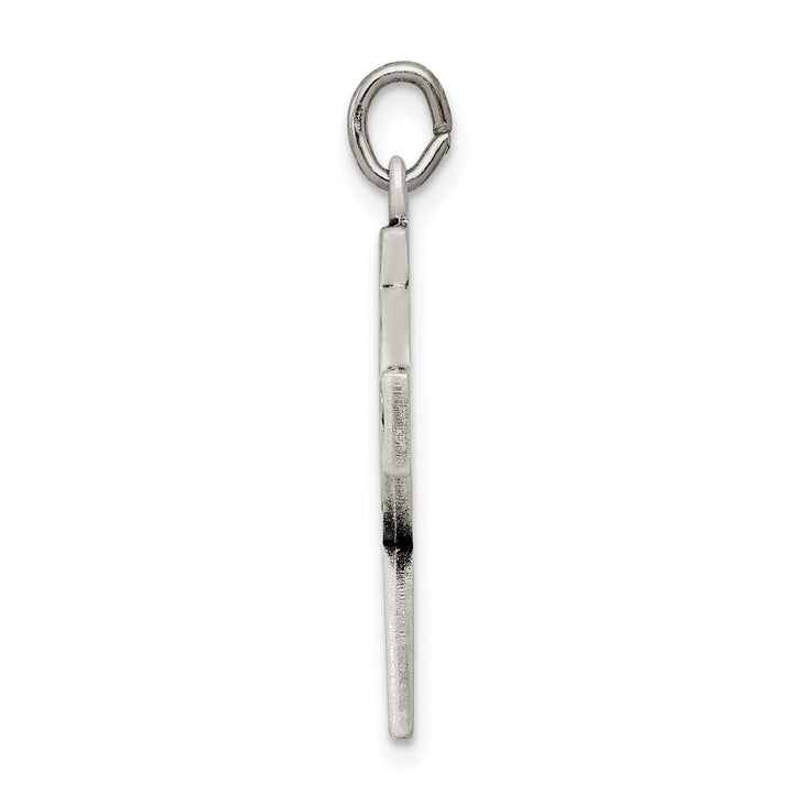 Silver Antiqued Satin Celtic Cross Pendant