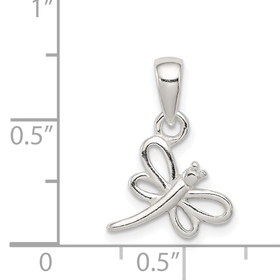 Sterling Silver Dragonfly Charm Pendant