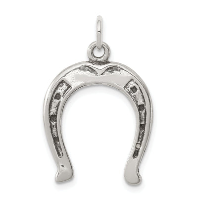 terling Silver Polish Antiqued Horse Shoe Charm at $ 8.4 only from Jewelryshopping.com