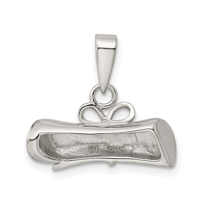 Sterling Silver Rolled-Up Diploma Charm