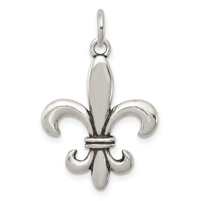 Sterling Silver Antiqued Fleur De Lis Charm at $ 6.88 only from Jewelryshopping.com