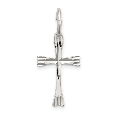 Sterling Silver Fleur de lis Cross Pendant at $ 4.68 only from Jewelryshopping.com