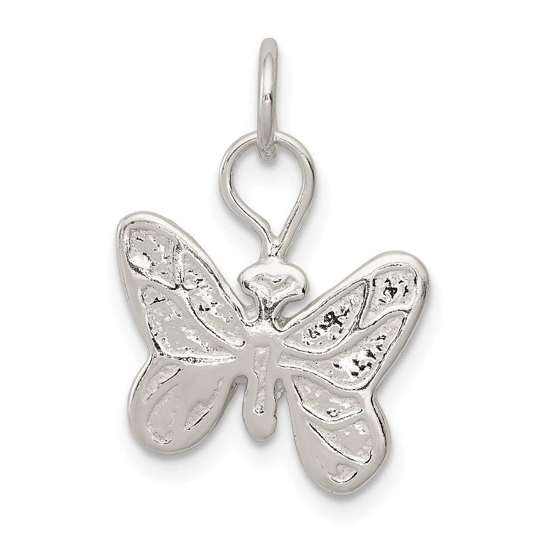 Sterling Silver Polished Butterfly Charm