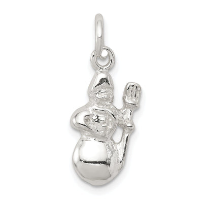 Sterling Silver Snowman Charm Pendant at $ 4.2 only from Jewelryshopping.com