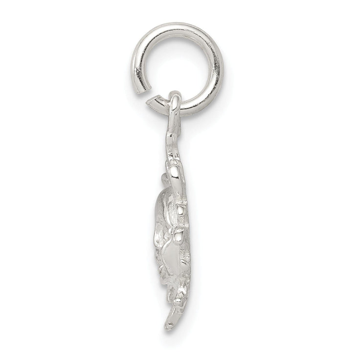 Sterling Silver Polish Finish Face in Sun Charm