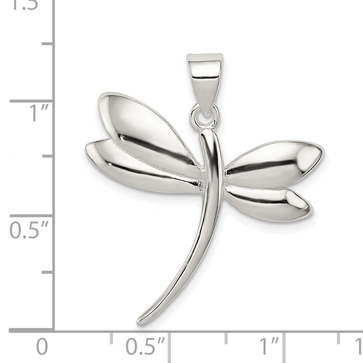 Sterling Silver Dragonfly Charm Pendant