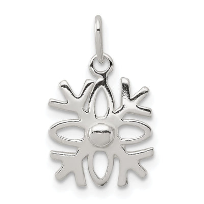Sterling Silver Polished Snowflake Pendant at $ 4.81 only from Jewelryshopping.com