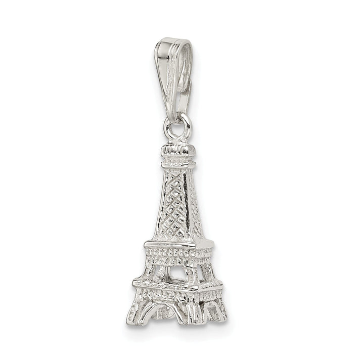 Sterling Silver Polished 3-D Eiffel Tower Charm