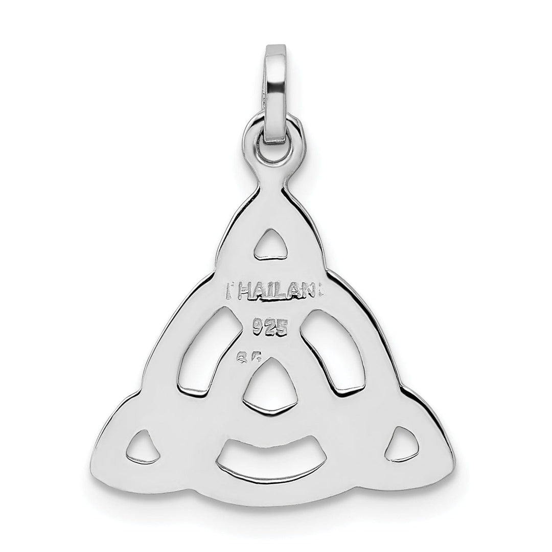 Silver Polished Finish Celtic Symbol Charm