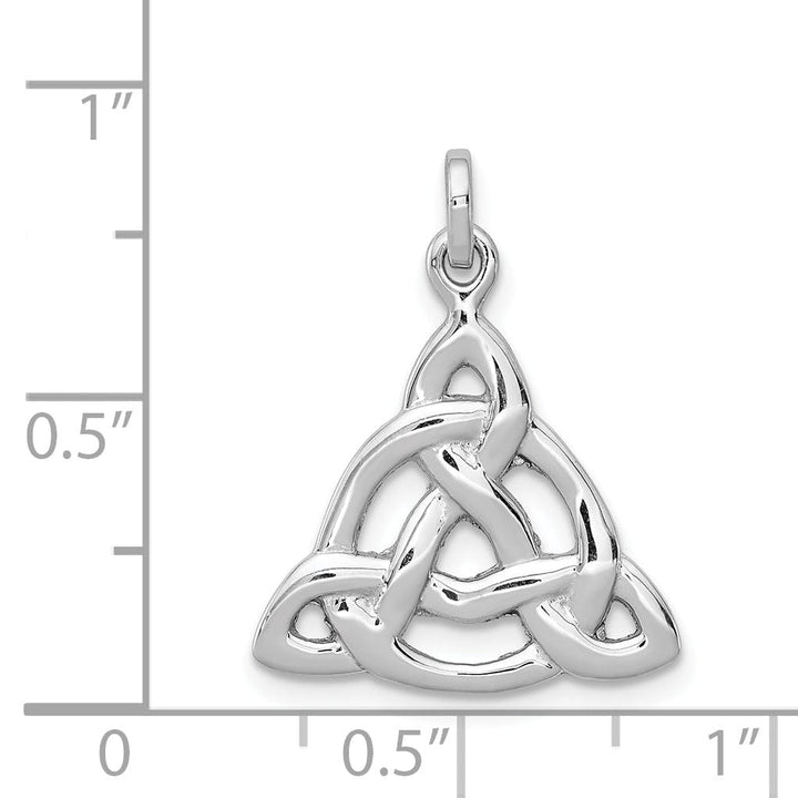 Silver Polished Finish Celtic Symbol Charm