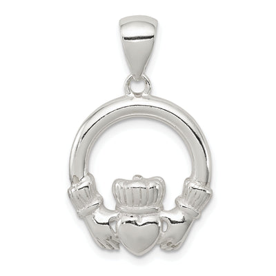 Sterling Silver Polished Finish Claddagh Charm at $ 19.28 only from Jewelryshopping.com