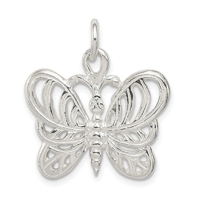 Sterling Silver Butterfly Charm Pendant at $ 11.99 only from Jewelryshopping.com