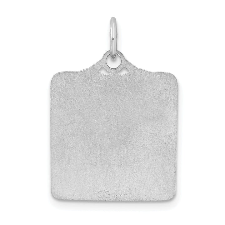 Sterling Silver Blue Birth Certificate Charm