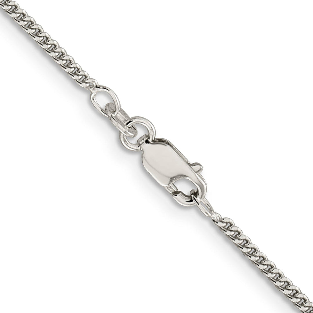 Silver Polished 1.75-mm Solid Curb Link Chain