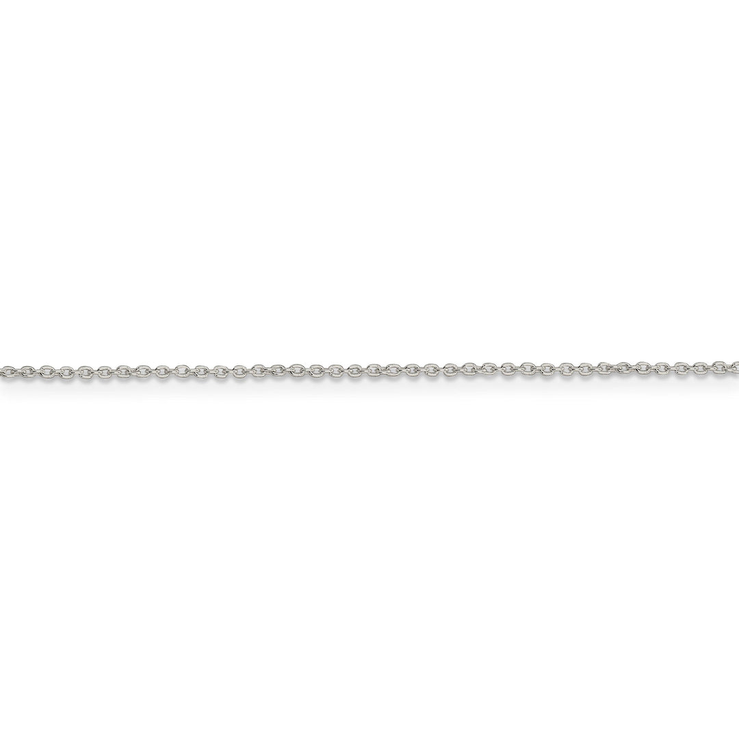 Sterling Silver Polished 1.00-mm Cable Chain