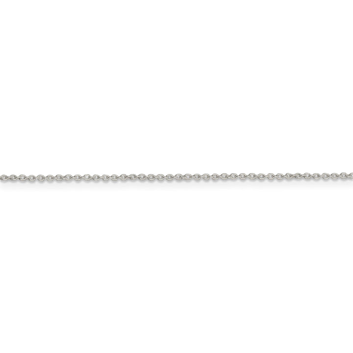 Sterling Silver Polished 1.00-mm Cable Chain