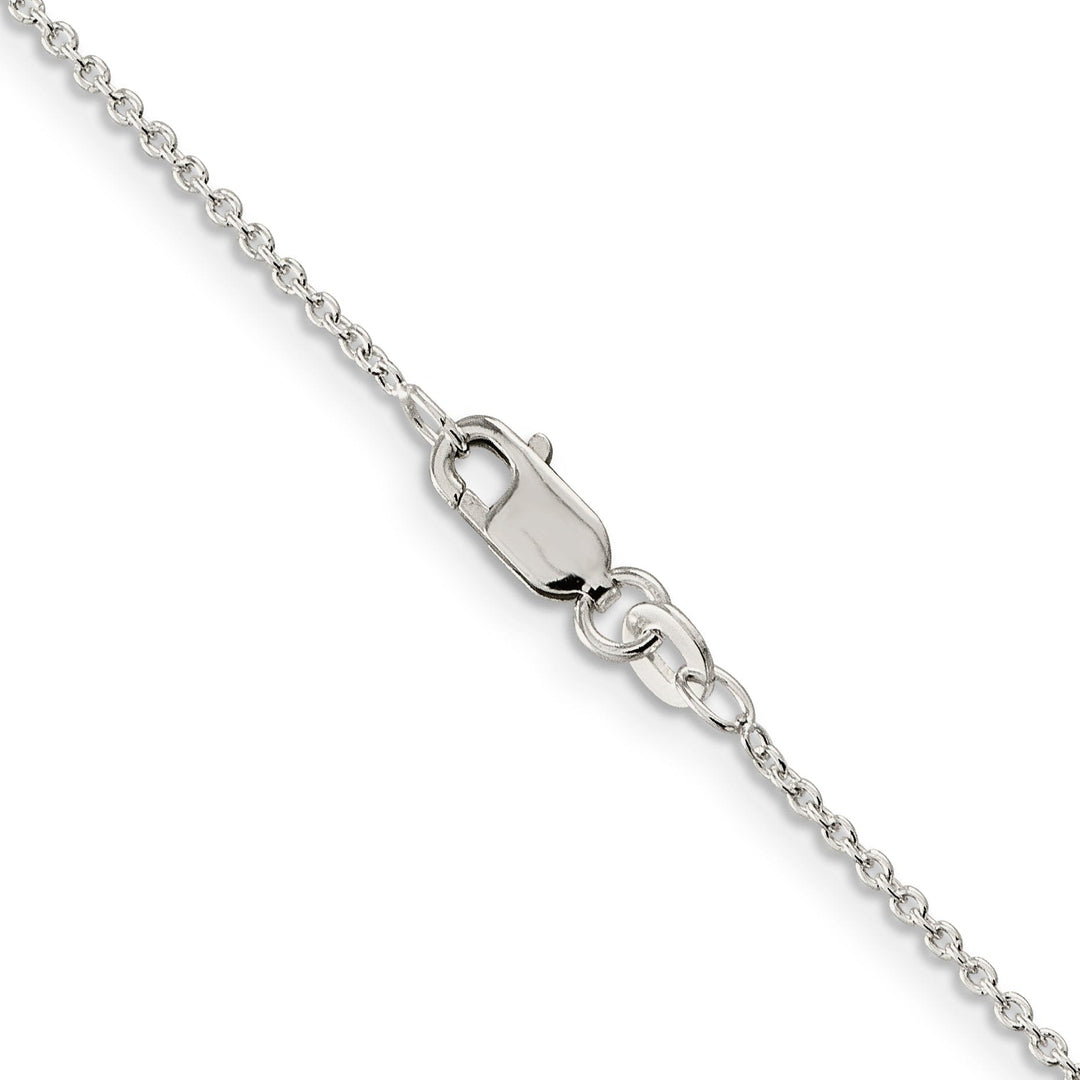 Sterling Silver Polished 1.00-mm Cable Chain