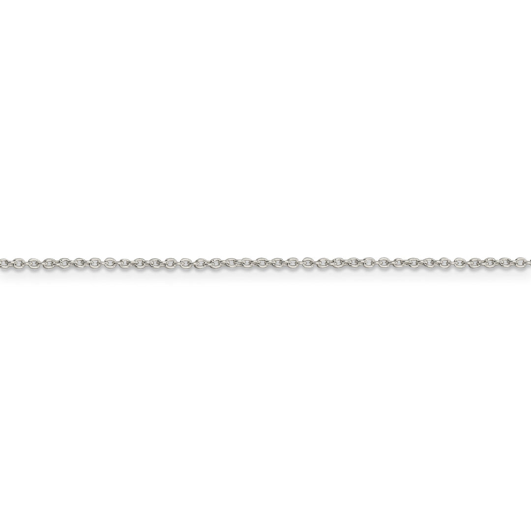 Sterling Silver Polished 1.25-mm Cable Chain