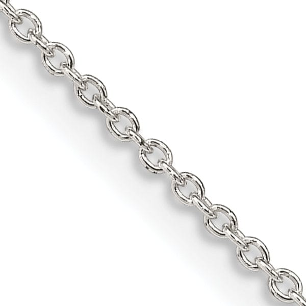Sterling Silver Polished 1.25-mm Cable Chain