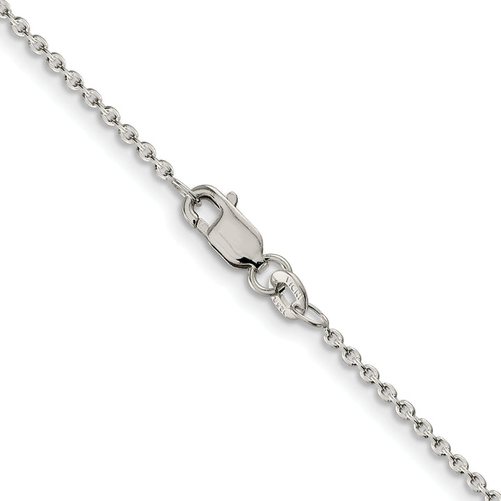 Sterling Silver Polished 1.50-mm Cable Chain