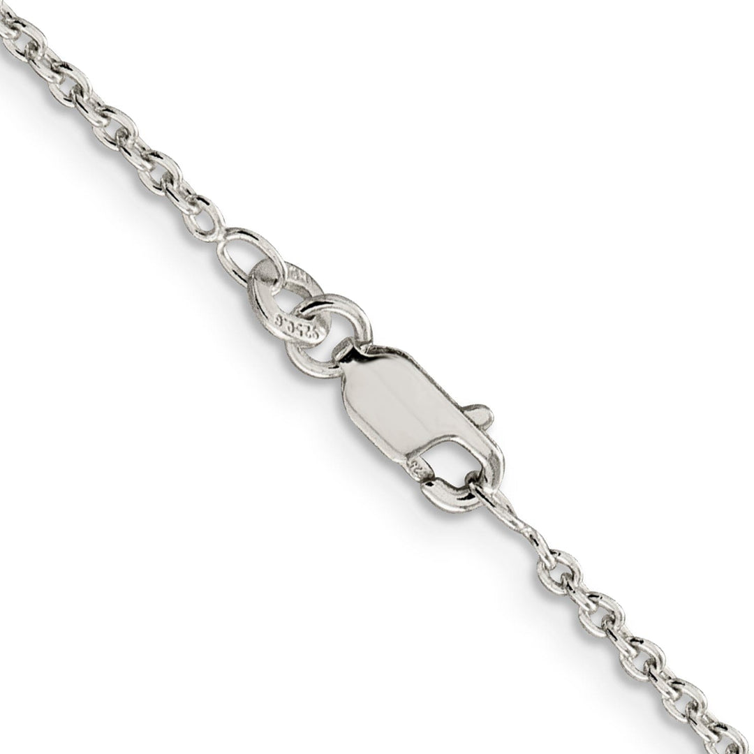 Sterling Silver Polished 1.95-mm Cable Chain