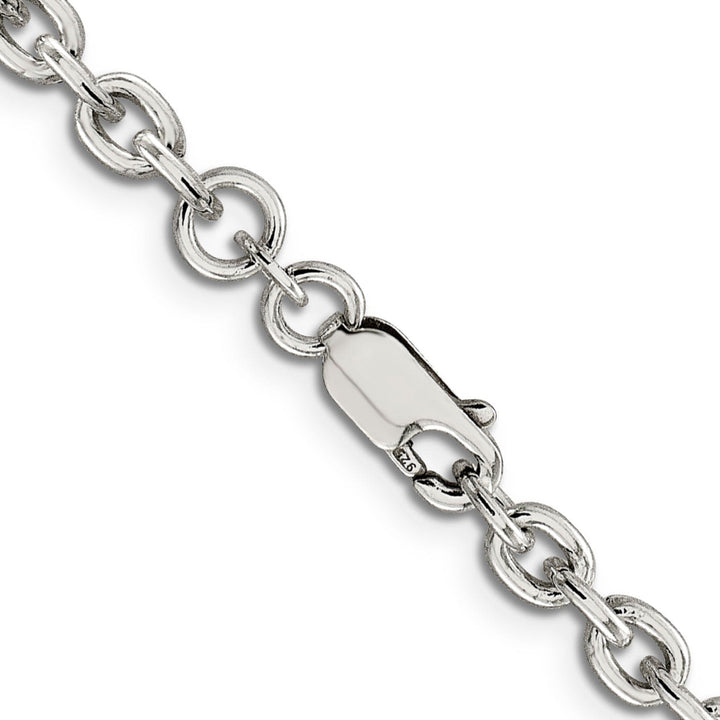 Sterling Silver Polished 4.50-mm Cable Chain