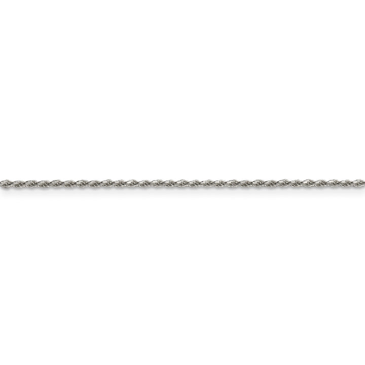 Silver Polished D.C 1.50-mm Solid Rope Chain