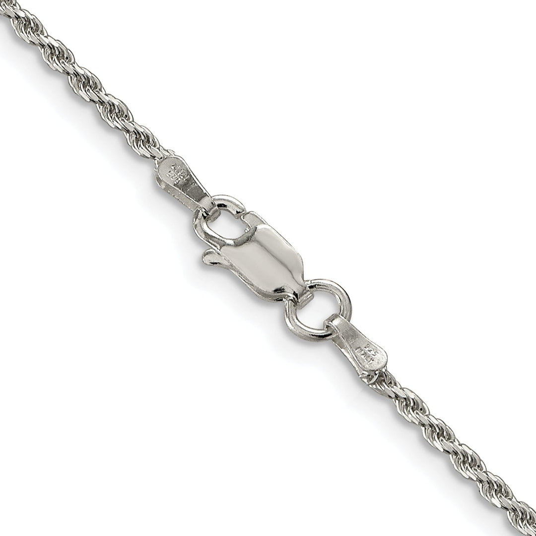 Silver Polished D.C 1.70-mm Solid Rope Chain