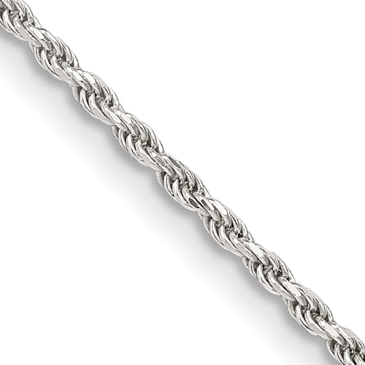 Silver Polished D.C 1.70-mm Solid Rope Chain